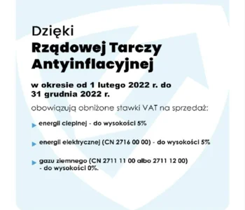 WAŻNY KOMUNIKAT OBNIŻKA VAT NA CIEPŁO