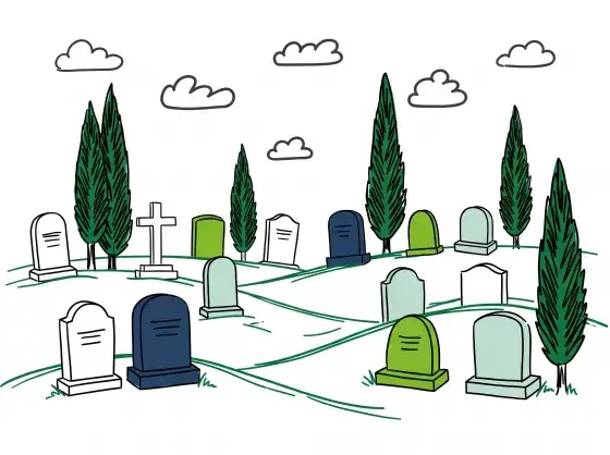 Ilustracja do działu Cmentarze